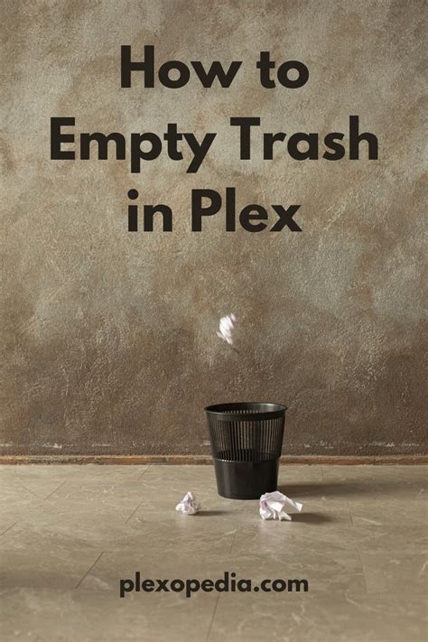 How To Empty Trash In Plex Plexopedia