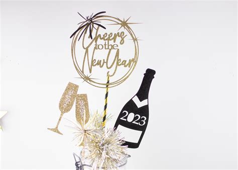 New Years Eve Decorations Centerpiece 2023 Happy New Year - Etsy