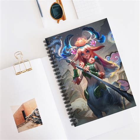 Shan Hai Scrolls Lillia Spiral Notebook Ruled Line Etsy