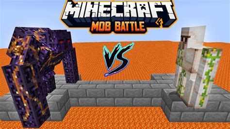 Mutant Obsidian Golem Vs All Golems In Minecraft Battle Iron Golem