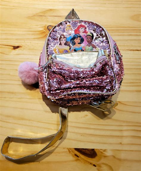 Disney Princess Sequin Mini Backpack Mud And Lace Childrens Clothing