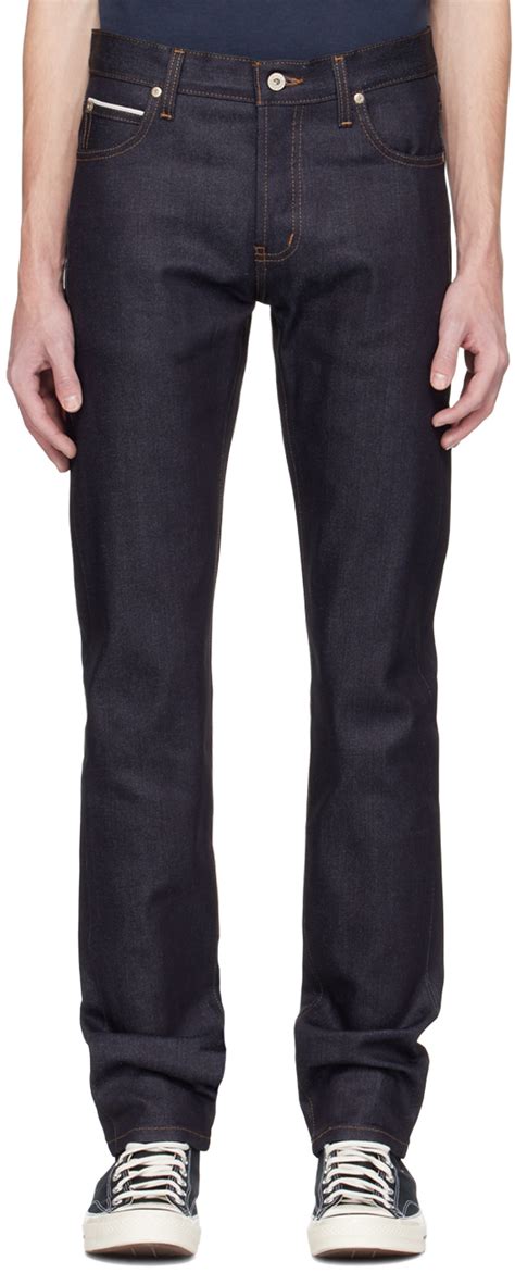 Naked Famous Denim Indigo Super Guy Jeans Naked And Famous Denim