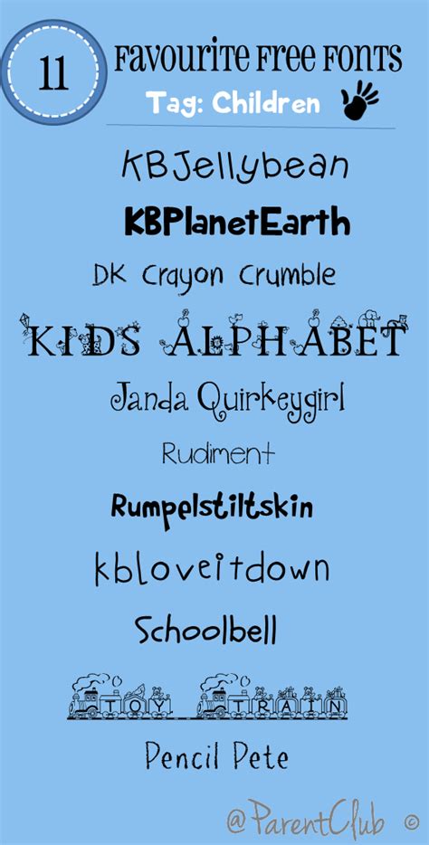 Free Fonts Childrens Hand