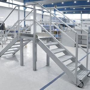 Treppen Podeste Aus Aluprofil Mk Technology Group