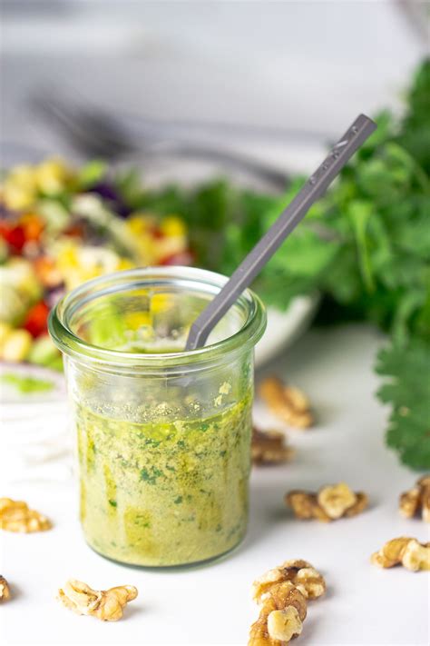 This Easy Avocado Cilantro Dressing Is Bursting With Fresh Flavors