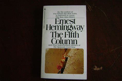 Ernest Hemingway, The Fifth Column Bantam paperback | #3764512823