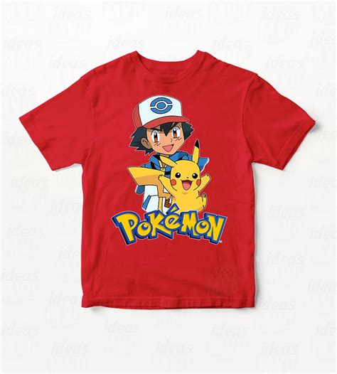 Remera De Ni O Pokemon Colores Ideas Mvd