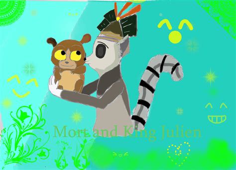 colored- king julien and mort by shikatemalover on DeviantArt