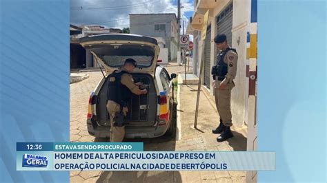 Estava sendo Procurado Homem de Alta Periculosidade Preso em Operação