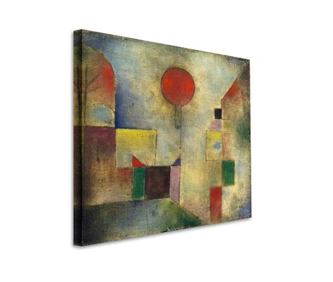 Paul Klee : Red Balloon 1922 Canvas Gallery Wrapped Giclee | Etsy