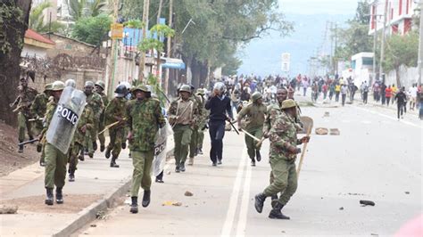 Watu Wawili Wauawa Mamia Wakamatwa Katika Maandamano Nchini Kenya