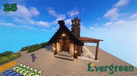 Building An Armourer Village House In Modded Minecraft Youtube