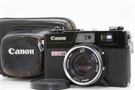 Yahooオークション 良品 希少なブラックペイント Canon Canonet Ql1