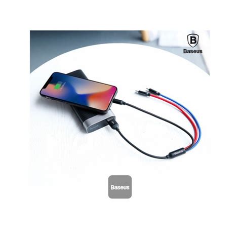 Baseus Three Primary Colors In Cable Usb For M L T A Cm Black