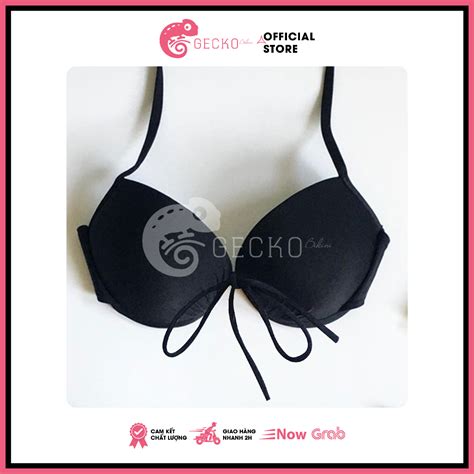 HCM Bikini GECKO Mảnh Gọng Nâng Ngực Buộc Nơ M A Ảnh Thật Shopee Việt Nam