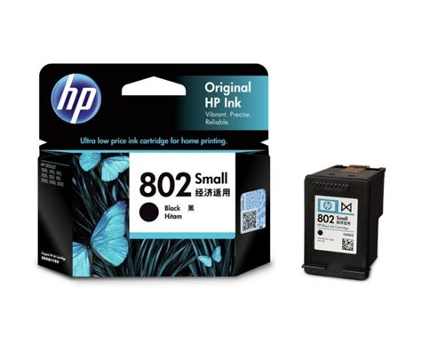 HP 802 Small Black Original Ink Cartridge HP Online Store