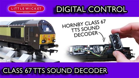 Hornby Class 67 TTS Sound Decoder Installation R8105 YouTube