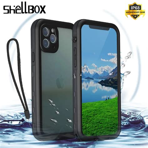 Shellbox Funda Impermeable Para Iphone Carcasa De Silicona A Prueba De