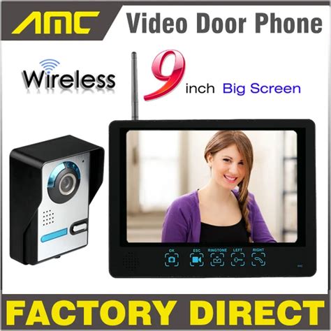 Wireless Video Door Phone Camera + Night Vision + Record + LCD