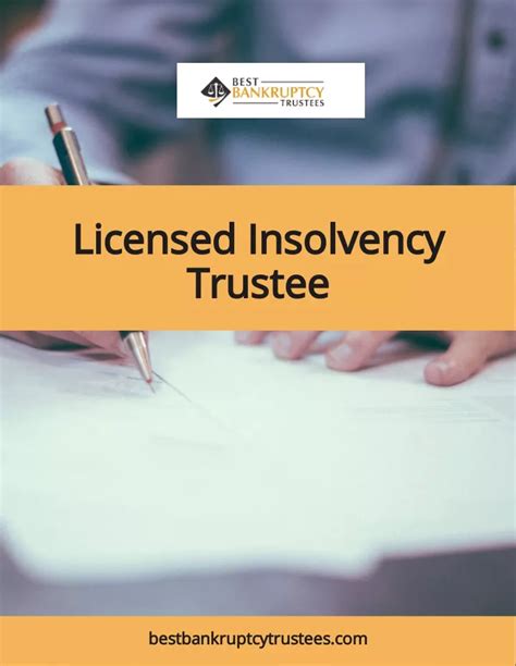 Ppt Licensed Insolvency Trustee Powerpoint Presentation Free