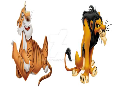 Shere Khan Vs Scar By Fukata246 On Deviantart