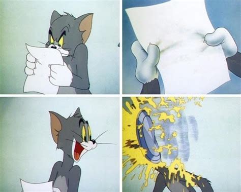 Tom And Jerry Excited Not So Much Blank Template Imgflip