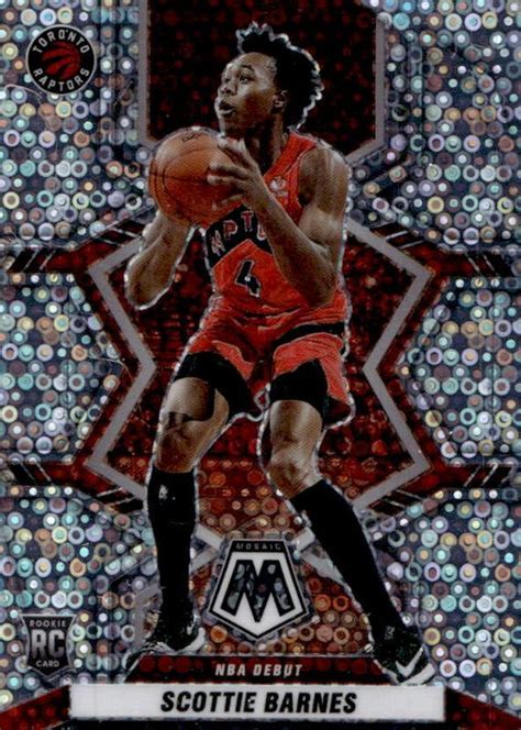 Scottie Barnes 2021 Mosaic 264 NBA Debut Fast Break Price Guide