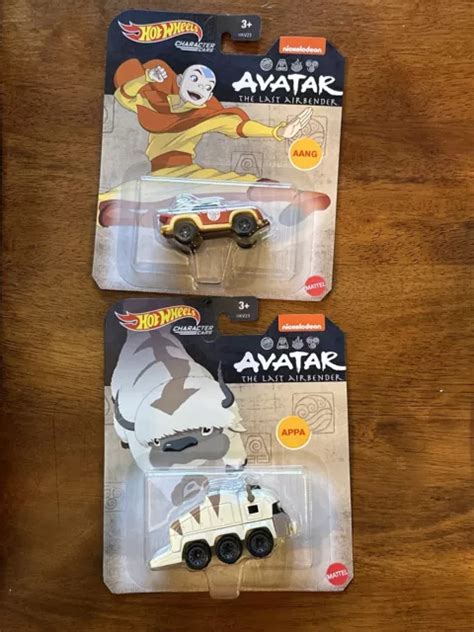 MATTEL HOT WHEELS Avatar The Last Airbender Aang Appa Character Cars
