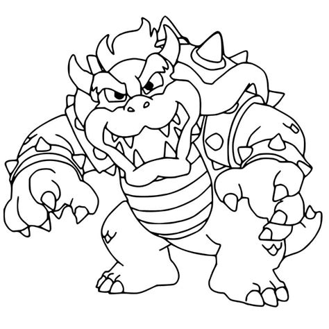 Bowser Fury Disegni Ausdrucken Ausmalbild Recupere Kleurplaat