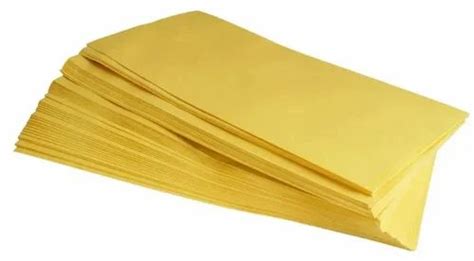 Paper Plain Yellow Laminated Envelope At Rs Piece Laminated