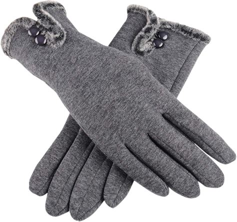 Chic Diary Gants Chauds Pais Tactiles Hiver Automne Femme Gants