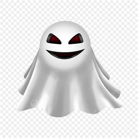 Halloween Ghost White Transparent Halloween Ghost Commercial Material