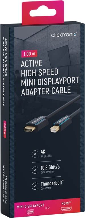 Kabel Mini Displayport Hdmi M Clicktronic