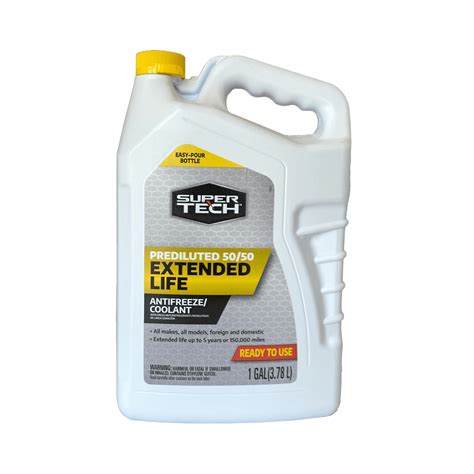 Super Tech Extended Life Prediluted Antifreeze Coolant Gallon