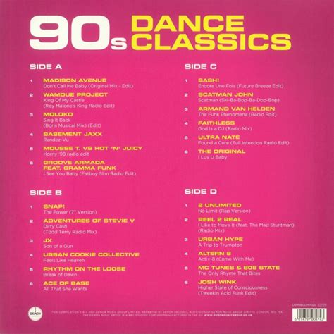 Various 90s Dance Classics Vinyl At Juno Records