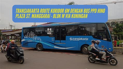 Suasana Naik Transjakarta Koridor M Sore Hari Full Trip Dari Plaza St