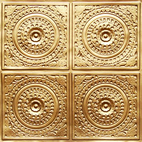 117 Gold Glue Up Decorative Ceiling Tile