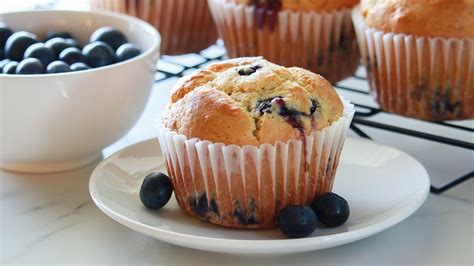 The Best Homemade Blueberry Muffins Recipe Youtube