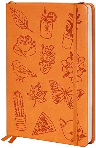 Stationery Island Cuaderno Punteado A Notebook Naranja Libreta A