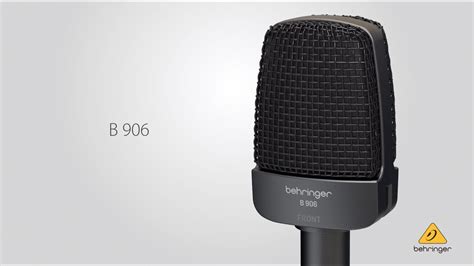 Introducing the Behringer B 906 - YouTube