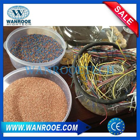 China Copper Cable Crusher Granulator And Separator Copper Wire