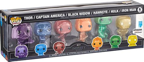 6 Pack Funko Pop Artist Series Marvel Infinity Saga Avengers W