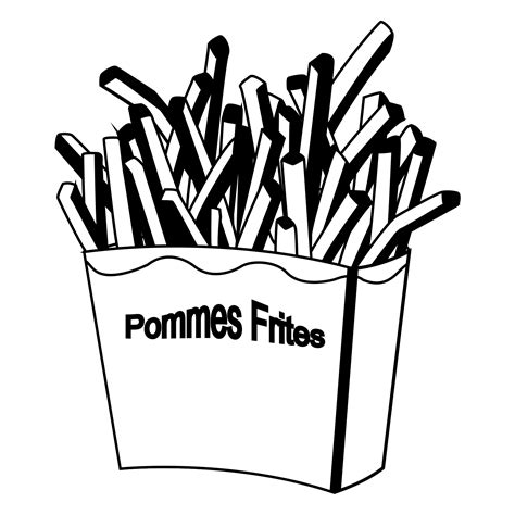 French Fries Coloring Pages Best Coloring Pages For Kids