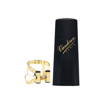 Vandoren LC51GP Ligature M O plaquée or clar Sib couvre bec