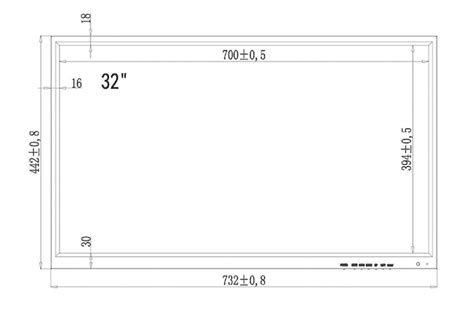 Монитор для видеонаблюдения Amatek APV-M32AF - 32" TFT-LED 7000467 ...