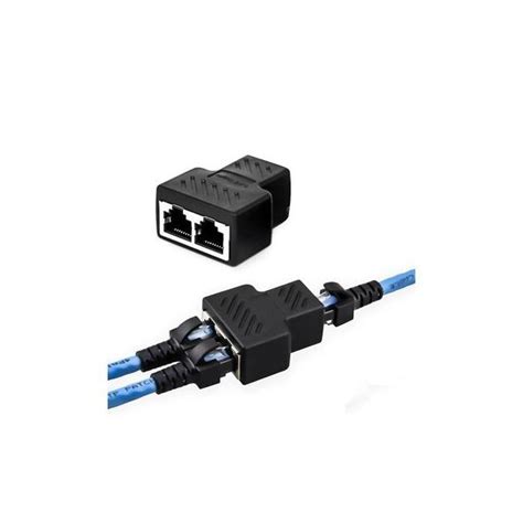 Generic Coupleur Rj45 Blindé Connecteur Ethernet Adaptateur Femelle Vers Femelle Lot De 1