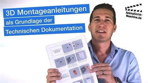 D Montageanleitungen Als Grundlage Der Technischen Dokumentation Youtube