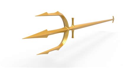 Trident Of King Atlan From The Movie Aquaman 2018 3d Model 3d Printable