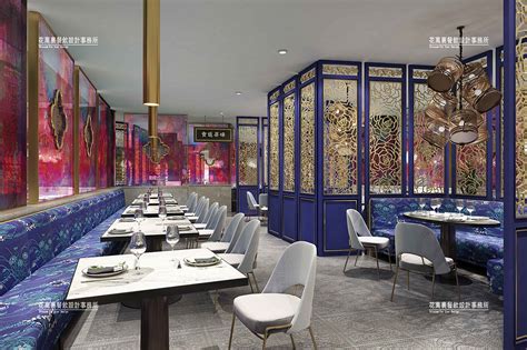 深圳沸腾鱼乡福田店餐饮空间设计案例花万里餐饮设计 站酷zcool