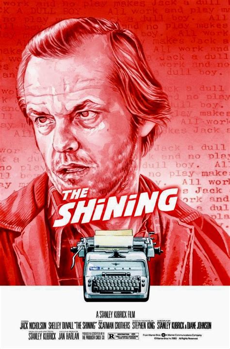 The Shining Horror Movie Art The Shining Poster Movie